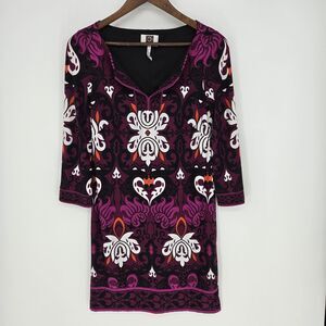 Laundry By Design Retro V Neck Shift Dress 6 Maximalist